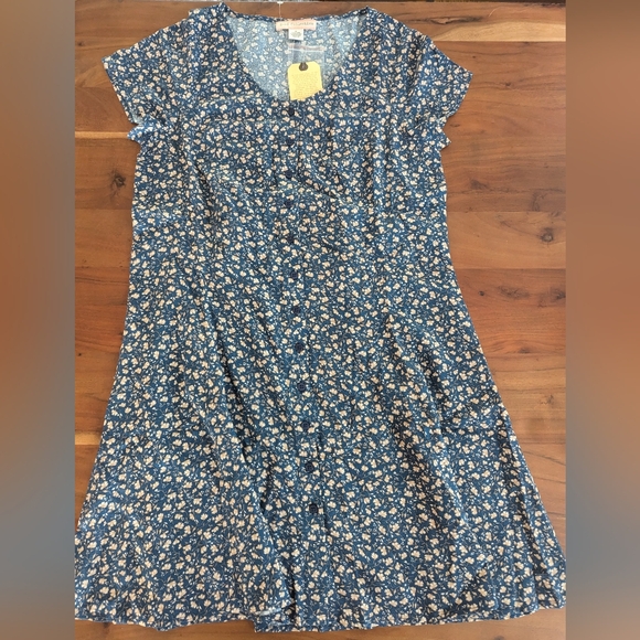 NWT BOG Collective button-up Dress Size M - Picture 2 of 11